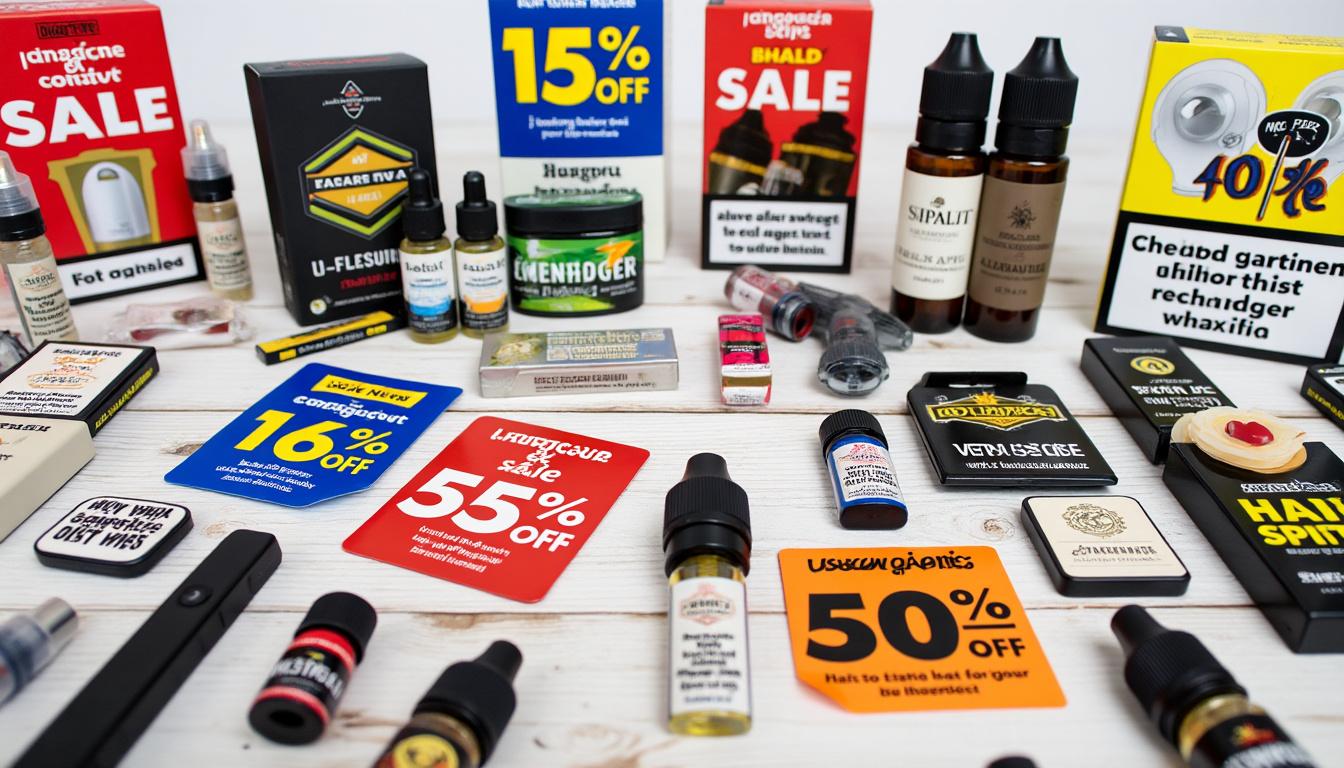 découvrez pourquoi vape discount, spécialiste des ventes flash pour la vape, est le site idéal pour bénéficier de prix attractifs et d’un large choix de produits de qualité pour tous vos achats d’e-cigarettes et e-liquides.
