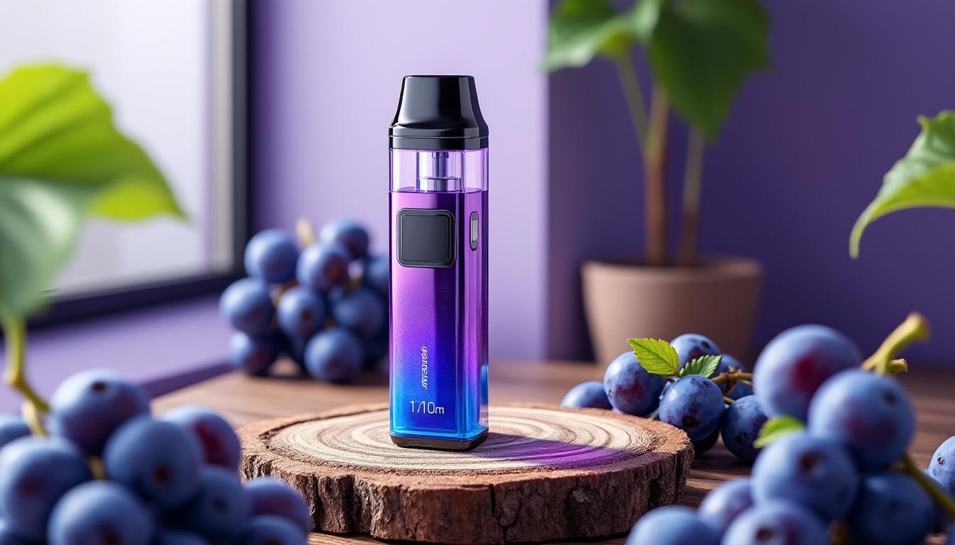 plongez dans l'univers rafraîchissant de grapezilla, l’e-liquide raisin givré qui offre une explosion de saveurs fruitées et glacées. idéal pour les amateurs de vape gourmande et intense !