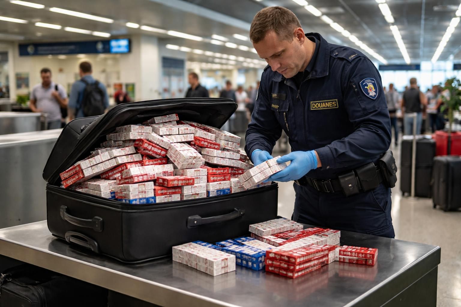 découvrez les limites autorisées pour le transport de cartouches de cigarettes depuis l'espagne en check-in et les conséquences liées au dépassement de ces quotas.