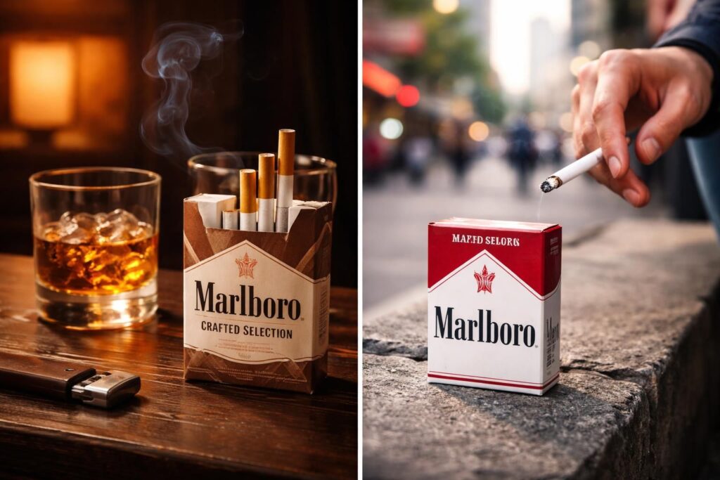 découvrez la comparaison détaillée entre marlboro crafted selection et marlboro classique pour mieux comprendre leurs différences et choisir votre expérience de fumer idéale.