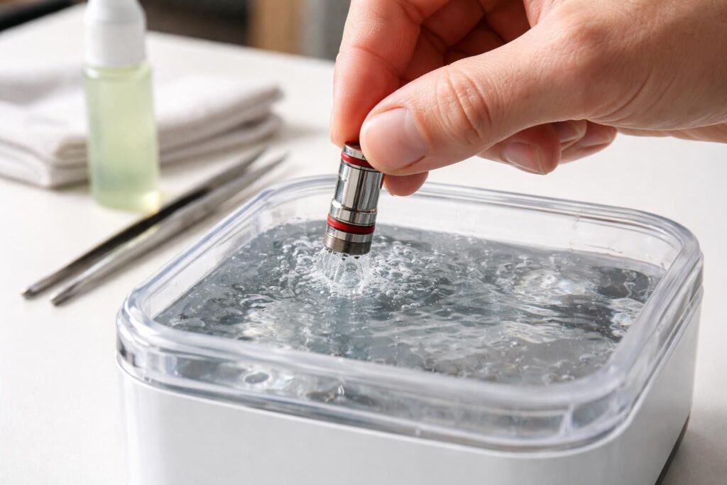 découvrez comment nettoyer efficacement la résistance de votre cigarette électronique avec des ultrasons grâce à notre guide complet et facile à suivre.